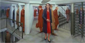George Tooker: 1920 – 2011 The Subway, 1950, Têmpera 90 cm x 46 cm  Whitney Museum of American Art, New York 