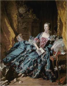 BOUCHER, François 1703, Paris, 1770, Paris Retrato de Madame de Pompadour, 1756 212x164cm Alte Pinakothek, Munique.