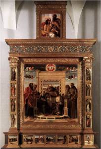Giovanni Bellini 1433 - 1516 Pala di Pesaro, 1471 - 1483 262x240 cm Musei Civici, Pesaro 