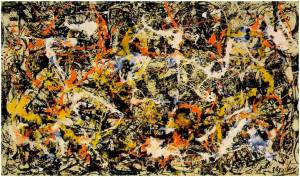 Jackson Pollock , (1912 — 1956)  ‘Convergence’ (1952), 237.5cm×393.7cm, óleo sobre tela. Albright-Knox Art Gallery, Buffalo, N.Y. 