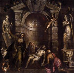 Ticiano (Tiziano Vecellio) Pietà 1576 circa 353 × 348 cm Gallerie dell'Accademia 