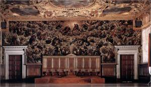 TINTORETTO (1518, Veneza, 1594, Veneza) Paraíso, 1588 7.45 x 24.65 m Palazzo Ducale, Veneza 