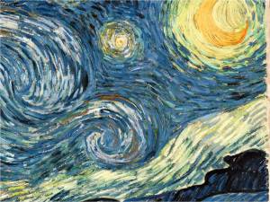 Vincent van Gogh  A Noite Estrelada (detalhe), 1889 MoMa, NY 73,7 cm x 92,1 cm 