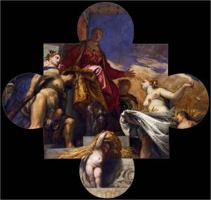 Paolo Gagliari, dito Veronese (Verona, c1528 — Veneza, 19 de abril de 1588) Veneza, Hércules, e Ceres 1575 309 x 328 cm Gallerie dell'Accademia, Veneza 
